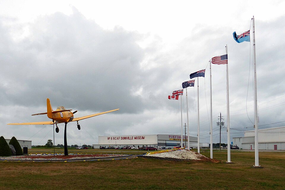 WWII aircraft at No 6 RCAF Museum Dunnville